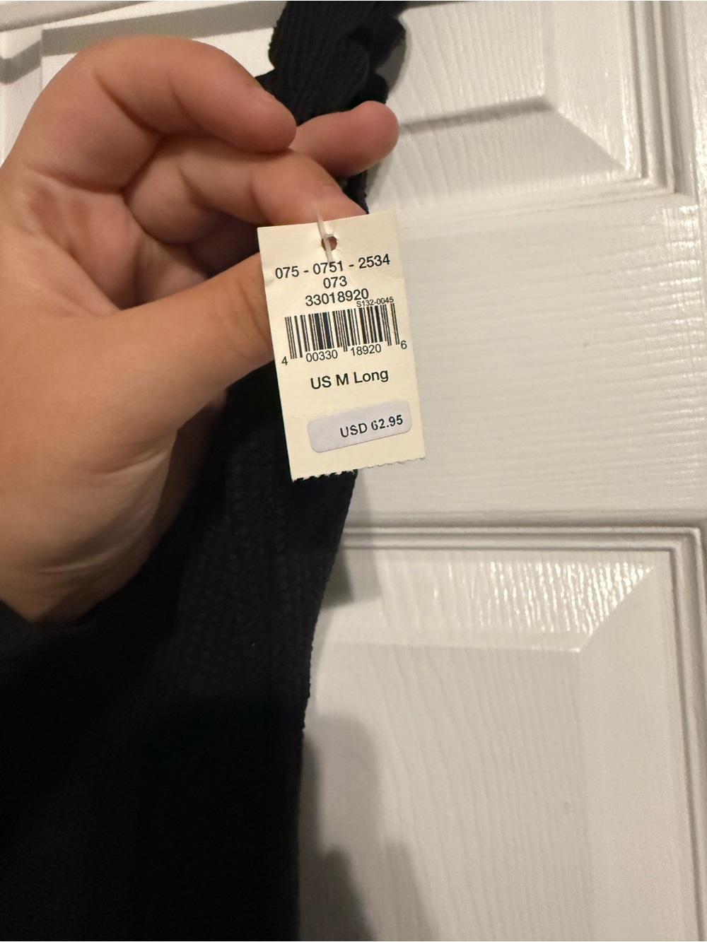 aerie Black Scallop-Edge One-Piece Swimsuit - Picture 3 of 4